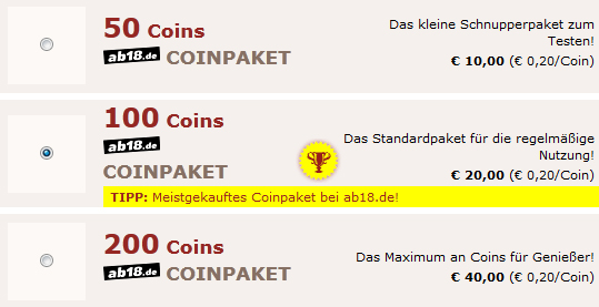 Ab18.de Coins